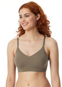 Schiesser Damen Bustier "Invisible Soft", Gr. 38, braun, Obermaterial: 75% Polyamid, 25% Elasthan, unifarben, casual, BHs, mit sanfter Formgebung