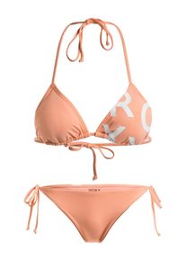 Roxy Damen Triangel-Bikini "Beach Classics Tie Side", orange, Gr. XS, 87% Nylon, 13% Elasthan, Bikini-Sets