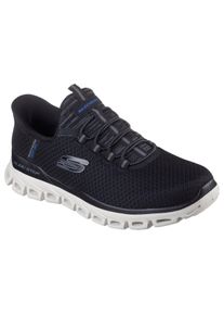 Skechers Herren Slip-On Sneaker "GLIDE-STEP", Gr. 40, schwarz, Mesh, sportlich, Schuhe, Schlupfschuh, Freizeitschuh, Trainingsschuh mit praktischem
