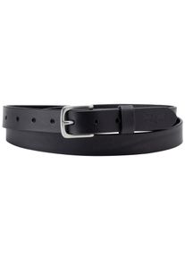 Levi's LEVI'S Damen Ledergürtel "NEWNARROW", schwarz, modisch, Gr. 80, unifarben, Rindsleder, Gürtel, Unisex