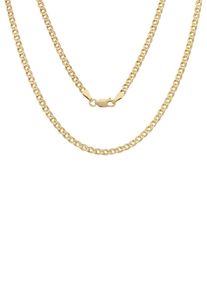 Firetti Damen Panzerkette "Schmuck Geschenk Gold 375 oder 585 Collierkette 3,4 mm breit", 45, Gelbgold 585, B: 3,4mm, gold, Gelbgold 585, B:3,4mm,