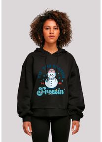 F4NT4STIC Damen Sweatshirt "Tis The Season to Be Freezin Winter", schwarz, casual, Gr. XXL, Obermaterial: 100% Baumwolle, Sweatshirts, Premium