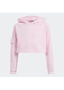 Kinder Kapuzensweatshirt "JG D CRPD HDY", pink, sportlich, Gr. 170, adidas Sportswear, Obermaterial: 70% Polyester, 30% Baumwolle, Sweatshirts