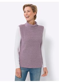 Classic Basics Damen Pullunder "Pullunder", lila, Gr. 50, meliert, 50% Baumwolle, 50% Polyacryl, Pullover