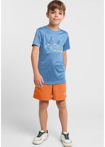 Jack Wolfskin Kinder Shorts "SUN SHORTS K", orange, Gr. 128, OBERSTOFF: 100% POLYAMID Futter: 100% POLYESTER, Hosen