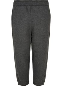 Urban Classics Jungen Stoffhose "Urban Classics Herren Boys Sweatpants", grau, Gr. 110, unifarben, 65% Baumwolle, 35% Polyester, Hosen