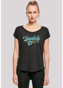 F4NT4STIC Damen T-Shirt "Honolulu", schwarz, casual, Gr. XL, Obermaterial: 100% Baumwolle, Shirts, Print