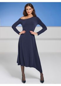 Heine Damen Jerseykleid "Jersey-Kleid", blau, Gr. 38, unifarben, 95% Polyester, 5% Elasthan, Kleider