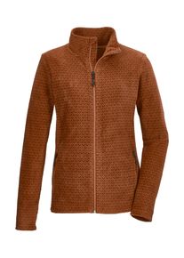 Killtec Damen Fleecejacke "KOW 106 WMN FLC JCKT", gelb, sportlich, Gr. 46, 100% Polyester, Jacken