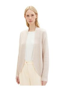 Tom Tailor Damen Cardigan, grau, casual, Gr. XXL, meliert, Strick, Obermaterial: 55% Baumwolle, 26% Polyamid, 11% Polyacryl, 5% Wolle, 3% Elasthan,