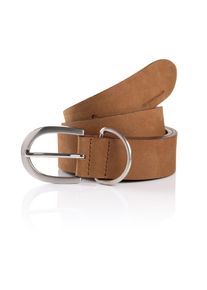 Tom Tailor Damen Ledergürtel "TTTORY", braun, feminin,modisch,klassisch,casual, Gr. 90, unifarben, Büffelleder, Gürtel