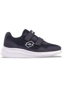 Lotto Kinder Sneaker, Gr. 25, blau, Synthetik, Kunstfaser, unifarben, sportlich, Schuhe, - ohne Schnüren: mit praktischen Klettverschlüssen