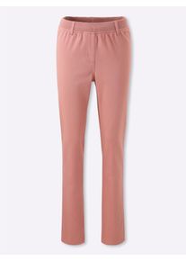 Classic Basics Damen Schlupfhose, rot, Gr. 25, unifarben, 98% Baumwolle, 2% Elasthan, Hosen