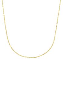 Amor Damen Collierkettchen "Classics, Singapurkettengliederung, 9980567", Gelbgold 585, L: 42cm, gold, Gelbgold 585, Halsketten, Made in Germany