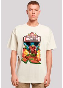 F4NT4STIC Herren T-Shirt "Arcade Game Atari Retro", beige, casual, Gr. S, Obermaterial: 100% Baumwolle, Shirts, Premium Qualität