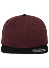 Flexfit Damen Flex Cap "Flexfit Unisex Classic Snapback 2-Tone", braun, casual, unifarben, 80% Polyacryl, 20% Wolle, Caps