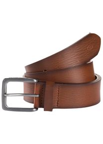 Tom Tailor Damen Ledergürtel "TTSCOTT", braun, casual,modisch, Gr. 110, unifarben, Rindsleder, Gürtel, 3,5 cm breit, Herrengürtel, Jeans und Casual,