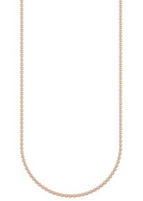 Firetti Damen Collierkettchen "Schmuck Geschenk Silber 925 Rundankerkettengl. in mehreren Breiten", 42, Silber 925 (Sterlingsilber), B: 2mm, rosa,