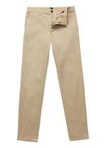 BOSS Orange Herren Chinohose "Chino_tapered", braun, casual, Gr. 36, unifarben, Web, Obermaterial: 97% Baumwolle, 3% Elasthan, Hosen, mit BOSS Logo