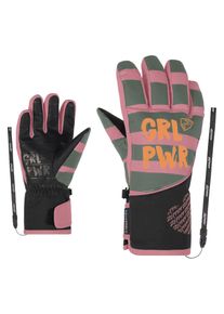 Ziener Kinder Skihandschuhe "LIWA AS PR", rosa, Gr. 7, Kunstfaser, Handschuhe