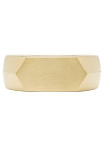 Fossil Damen Fingerring "HARLOW LINEAR, JF04560040, JF04559710", 21,5, Edelstahl, 9mm, gold, Edelstahl, Fingerringe
