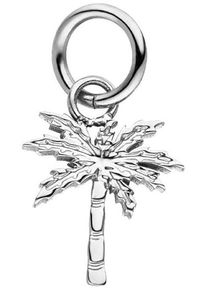 PURELEI Damen Ketten-Anhänger "Schmuck Geschenk Palmtree Halsschmuck Anhänger Halskette, 2043-Charm", Edelstahl, 1 g, silber, Edelstahl,