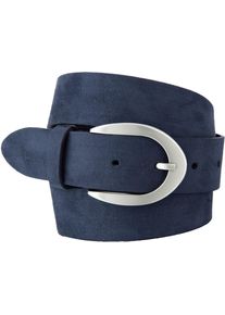Bernd Götz BERND GÖTZ Damen Ledergürtel, blau, Gr. 110, Obermaterial: 100% Rindsleder, Gürtel