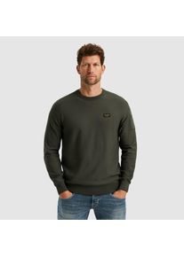 PME-Legend PME LEGEND Herren Rundhalspullover "American classic Buckley knit", grau, casual, Gr. XXL, Strick, Obermaterial: 100% Baumwolle, Pullover