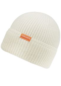 Chillouts Damen Strickmütze "Matty Hat", weiß, modisch,klassisch,sportlich,casual, unifarben, Strick, Baumwollmischung, Mützen, Mit hohem