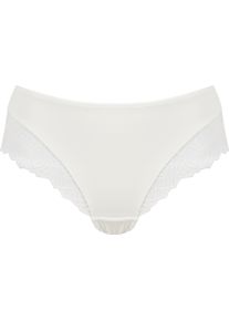Naturana Damen Hipster, Gr. 40, beige, Obermaterial: 87% Polyamid, 13% Elasthan. Spitze: 89% Polyamid, 11% Elasthan, unifarben, leicht transparent,