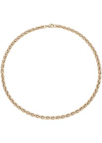 Firetti Damen Goldkette "Schmuck Geschenk Gold 585 Halsschmuck Halskette Zopfkette 5,5 mm breit", 48, Gelbgold 585, L: 48cm B: 5,5mm, gold, Gelbgold