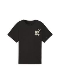 Puma Kinder T-Shirt "ESS+ MID 90S GRAPHIC TEE B", schwarz, sportlich, Gr. 176, bedruckt, Jersey, Obermaterial: 100% Baumwolle, Shirts