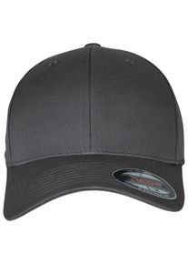 Flexfit Damen Flex Cap "Flexfit Unisex Flexfit Combed", grau, casual, Gr. L, unifarben, 63% Polyester, 34% Baumwolle, 3% Elasthan, Caps