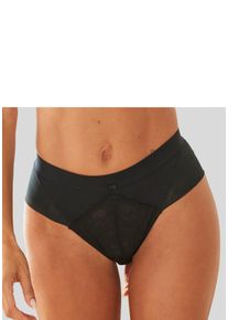 Nuance Damen String "Ilara", Gr. 40, schwarz, Obermaterial: 74% Polyamid, 26% Elasthan, Unterhosen