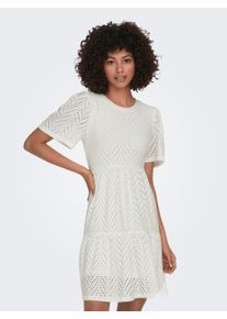 Jacqueline de Yong JDY Damen Minikleid "JDYCARLA CATHINKA S/S DRESS JRS NOOS", rot, modisch, Gr. XL, unifarben, Jersey, Obermaterial: 95% Polyester, 5% Elasthan, Kleider