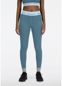 New Balance Damen Trainingstights "WOMENS TRAINING TIGHT", blau, sportlich, Gr. XL, Obermaterial: 71% Polyester, 29% Elasthan, Hosen