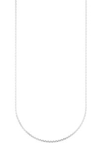Firetti Damen Collierkettchen "Schmuck Geschenk Silber 925 Ankerkette diamantiert in mehreren Breiten", 36, Silber 925 (Sterlingsilber), B: 1,3mm,