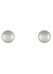 UNIKE JEWELLERY Damen Paar Ohrstecker "CLASSY SIMPLE PEARL, UK.TN.1202.0013", Silber 925 (Sterlingsilber)-Perlen, bunt, Silber 925 (Sterlingsilber),
