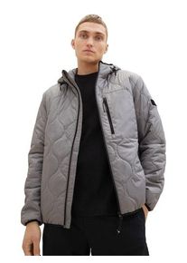 Herren Steppjacke, grau, casual, Gr. XXL, Tom Tailor Denim, Obermaterial: 100% Polyester. Futter: 100% Polyester, Jacken, mit Logo-Badge am Ärmel