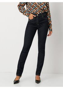 Toni Damen Slim-fit-Jeans "Slim be loved be l", blau, casual, Gr. 19, unifarben, Jeans, Obermaterial: 88% Baumwolle, 10% Polyester, 2% Elasthan,
