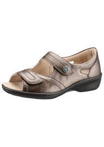 Damen Sandale, Hallux Soft by Goldkrone, Gr. 5,5, braun, Glattleder, Lederimitat, sportlich, Schuhe