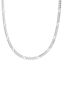 Firetti Damen Collierkettchen "Schmuck Geschenk Silber 925 Figarokettengliederung 4,3 mm breit", 50, Silber 925 (Sterlingsilber), B: 4,3mm, silber,