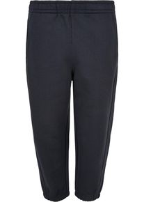 Urban Classics Jungen Stoffhose "Urban Classics Herren Boys Sweatpants", blau, Gr. 122, unifarben, 65% Baumwolle, 35% Polyester, Hosen