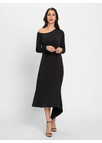 Heine Damen Jerseykleid "Jersey-Kleid", schwarz, Gr. 34, unifarben, 95% Polyester, 5% Elasthan, Kleider