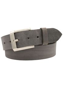 AnnaMatoni Damen Ledergürtel, grau, klassisch,modisch, Gr. 105, unifarben, Rindsleder, Gürtel, in Used-Optik