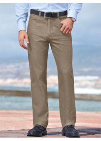 CLASSIC Herren Bequeme Jeans, beige, Gr. 25, unifarben, 99% Baumwolle, 1% Elasthan, Jeans