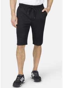Herren Sporthose "Sportshorts mit Streifen HERO by John Medoox Sporthose", schwarz, casual, Gr. L, HERO by John Medoox, Stoff, 55% Polyester, 45%