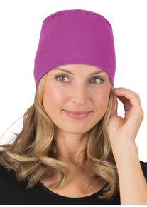 TRIGEMA Damen Strickmütze "TRIGEMA Soft-Cap", pink, sportlich, Baumwollmischung, Mützen