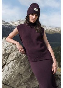 Damen Pullunder, lila, casual, Gr. XS, SENSES.THE LABEL, Strukturmuster, Material: 100% Baumwolle, Pullover, aus Baumwolle