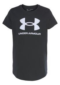 Under Armour Kinder T-Shirt "Mädchen UA Sportstyle Kurzarm-Oberteil mit Grafik", schwarz, sportlich, Gr. M, Obermaterial: 60% Baumwolle, 40%